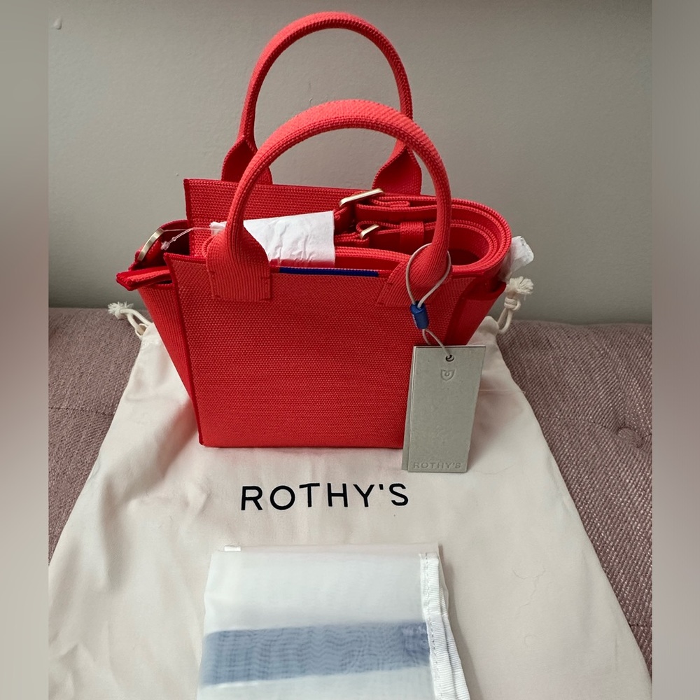 Rothy’s Starfish Coral Mini Handbag